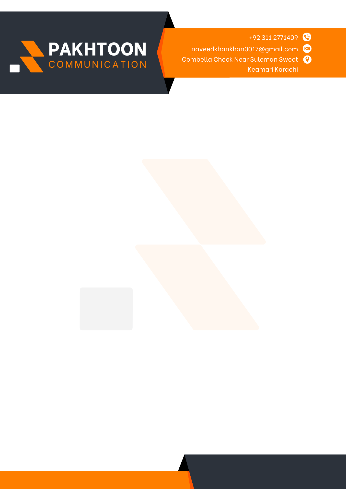 Letter Head Design