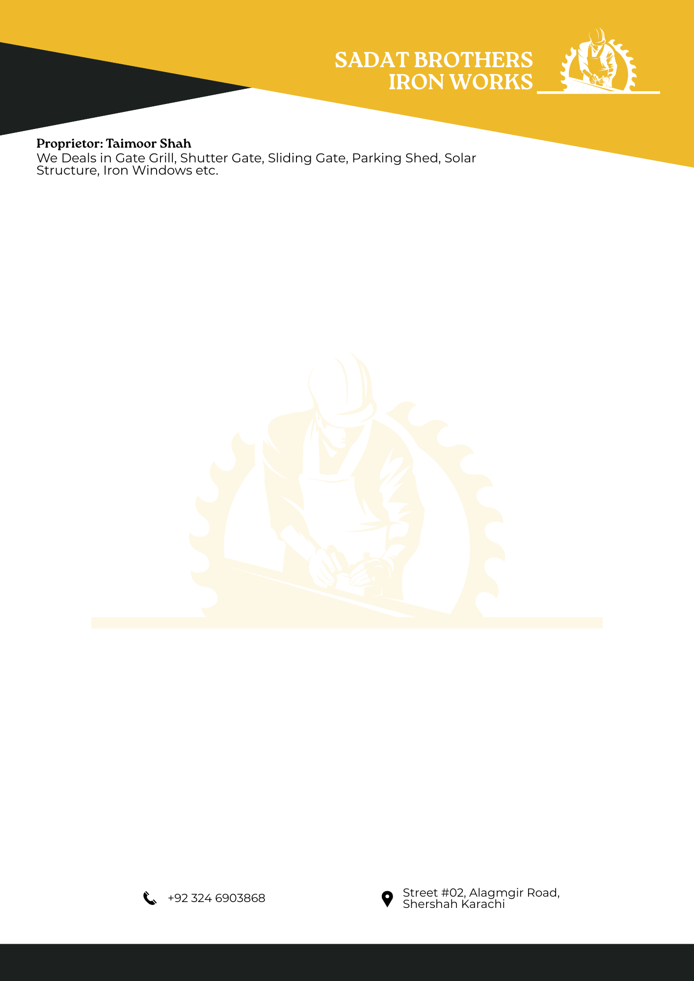 Letter Head Design