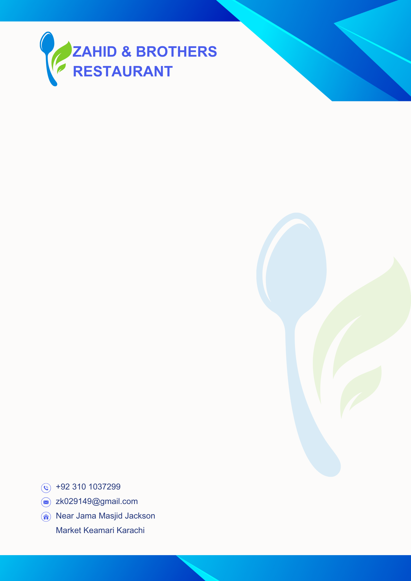 Letter Head Design